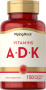Vitaminas A (1500 mcg) D (5000 UI) y K (800 mcg), 150 Cápsulas blandas de liberación rápida