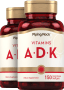 Vitamine A (1.500 µg) D (5.000 IE) & K (800 µg), 150 Softgele mit schneller Freisetzung, 2  Flaschen