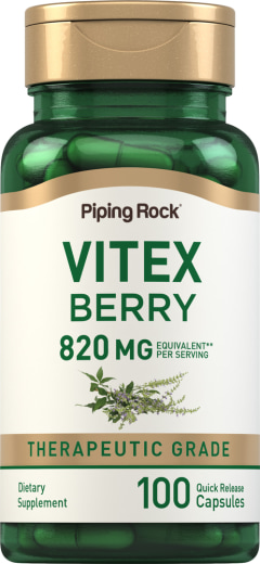 Vitex (munkpepparfrukt) , 820 mg, 100 Snabbverkande kapslar