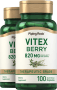 Vitex (Mönchspfeffer-Frucht) , 820 mg (pro Portion), 100 Kapseln mit schneller Freisetzung, 2  Flaschen