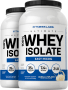 Molkenprotein-Isolat (Vanille-Splash), 2 lb (908 g) Flasche, 2  Flaschen
