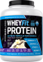 Srvátkový proteín WheyFit (smotanová vanilka), 5 lb (2.268 kg) Fľaša