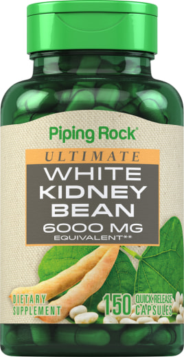 Ultieme koolhydratenbeheersing witte kidneyboon, 6000 mg, 150 Snel afgevende capsules