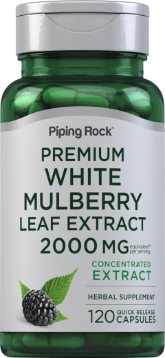 White Mulberry Leaf Extract, 2000 mg, 120 Quick Release Capsules