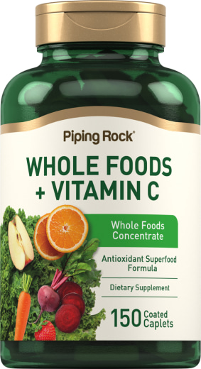 Cjelovita hrana + vitamin C, 150 Kapsule s premazom