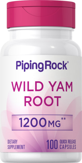 Rădăcină de yam sălbatic , 1200 mg, 100 Capsule cu eliberare rapidă