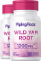 Wilde Yamswurzel , 1200 mg, 100 Kapseln mit schneller Freisetzung, 2  Flaschen