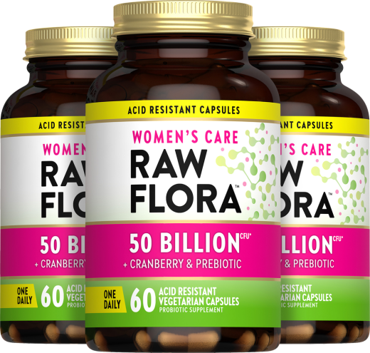 Women's Care Probiotic 50 Billion, 60 Vegetarische Kapseln, 3  Flaschen