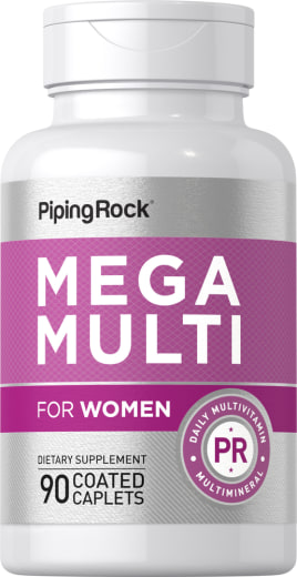 Mega-multi-vitaminer til kvinder, 90 Overtrukne kapsler