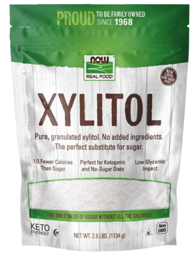 Xylitol (rein) Nicht-GMO, 2.5 lbs (1134 g) Pulver