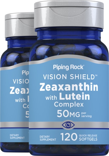 Zeaxanthin with Lutein Complex, 50 mg, 120 Quick Release Softgels, 2  Bottles