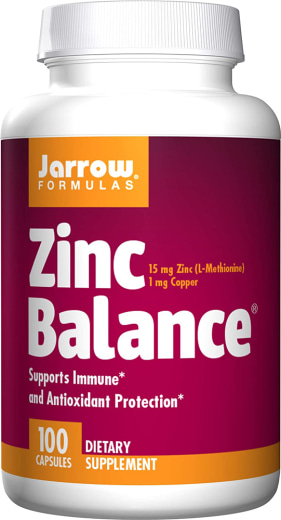 Equilíbro de Zinco (L-OptiZinc), 15 mg, 100 Cápsulas