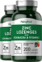 Zinc Lozenges with Echinacea  & C (Natural Berry Flavor), 200 Lozenges, 2  Bottles