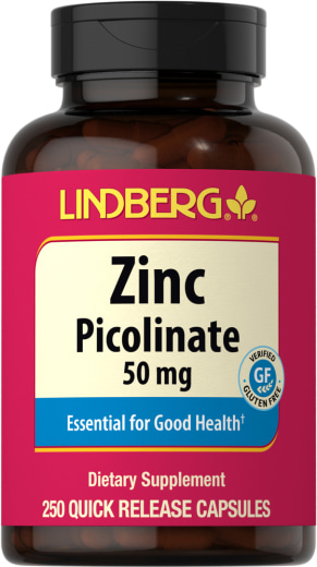 Çinko Pikolinat, 50 mg, 250 Hızlı Yayılan Kapsüller