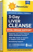 3 Day Liver Cleanse Vital Organ Support, 12 Vegetarian Capsules
