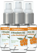 9 Wonders Oil with Sea Buckthorn 3 Pump Bottles x 1 fl oz (30 ml)