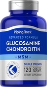 Double concentration avancée de glucosamine et chondroïtine avec MSM 120 Petits comprimés enrobés
