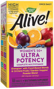 Alive! Zestaw witamin dla kobiet po 50 roku życia do przyjmowania raz dziennie 60 Tabletki