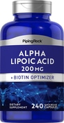 Ácido Alfa-lipóico plus Otimizador de Biotina 240 Cápsulas de Rápida Absorção