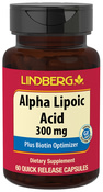 Alfa-lipóico y optimizador de biotina 60 Cápsulas de liberación rápida