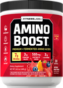 Amino Boost BCAA por (természetes gyümölcspuncs) 16.9 oz (480 g) Palack