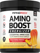 Amino-boost energizer pulver (Fersken mango ispinne) 10.26 oz (291 g) Flaske