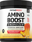Bebida energética en polvo Amino Boost Energizer (sabor Peach Mango Popsicle) 10.26 oz (291 g) Botella/Frasco