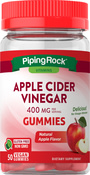 Apple Cider Vinegar (Natural Apple), 400 mg (per serving), 50 Vegan Gummies