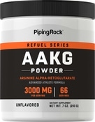 Arginina AAKG 100 % pura - Potenciador del óxido nítrico 7 oz (200 g) Botella/Frasco