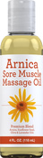 Arnica massage-olie 4 fl oz (118 mL) Fles