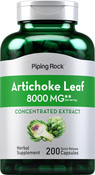 Artichoke Leaf Concentrated Extract, 8000 mg (per serving), 200 Quick Release Capsules