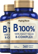 Complexo B vitamina B100 360 Comprimidos vegetarianos
