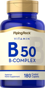 Complexo B vitamina B50 180 Comprimidos oblongos revestidos