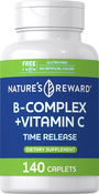 B-Complex plus Vitamin C Timed Release, 140 Caplets B-Complex plus Vitamin C Timed Release, 140 Caplets