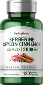 Complesso berberina e cannella di Ceylon 120 Capsule vegetariane