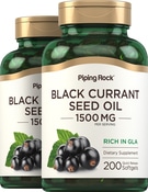 Black Currant Seed Oil, 1500 mg (per serving), 200 Quick Release Softgels, 2  Bottles