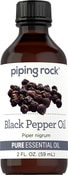Black Pepper Essential Oil (GC/MS Tested), 2 fl oz (59 mL)