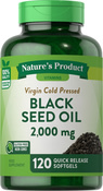 Black Seed Oil, 2000 mg (per serving), 120 Quick Release Softgels