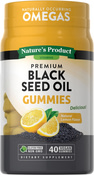 Black Seed Oil (Natural Lemon), 40 Vegan Gummies