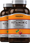 Vitamina C tamponata, 1.000 mg, con bioflavonoidi e cinorrodi 250 Pastiglie rivestite