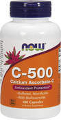 Gebufferd C-500 calcium-ascorbaat-C 100 Capsules