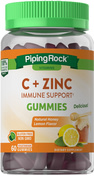 Gummibärchen mit C + Zink zur Immununterstützung (natürlich Honig-Zitrone) 60 Vegetarische Gummibärchen