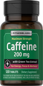 咖啡因200毫克含綠茶萃精華 120 錠劑