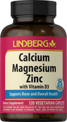 Calciummagnesiumzink met D3 120 Vegetarische Capletten