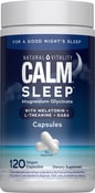 CALM Sleep with Melatonin, 120 Vegan Capsules