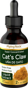  Ekstrak Cecair Cat's Claw (Una De Gato) Bebas Alkohol 2 fl oz (59 mL) Botol Penitis