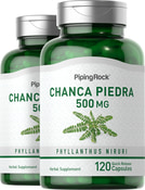Chanca Piedra 500 mg (Phyllanthus niruri) 2 Bottles x 120 Capsules