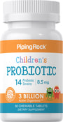 Probiotica voor kinderen 14 stammen 3 miljard organismen (natuurlijke bes) 60 Kauwtabletten