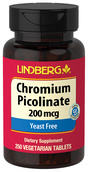 Chromium Picolinate 200 mcg, 250 Veg Tablets