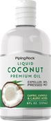 Vloeibare premium kokosolie 8 oz (237 mL) Fles
